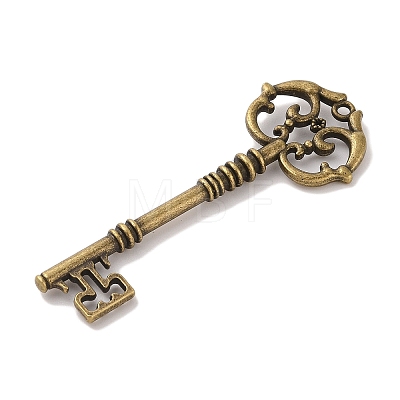 Skeleton Key Tibetan Style Alloy Big Pendants X-TIBEP-S293-033AB-LF-1