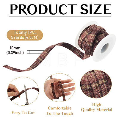 5Yards Polyester Ribbon DIY-TA0015-51A-1