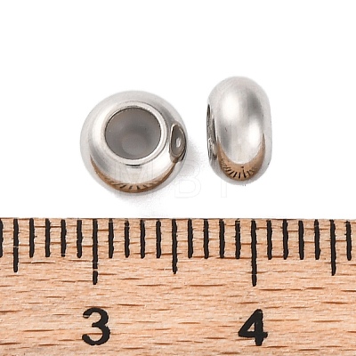 202 Stainless Steel Beads STAS-P238-10P-A-1