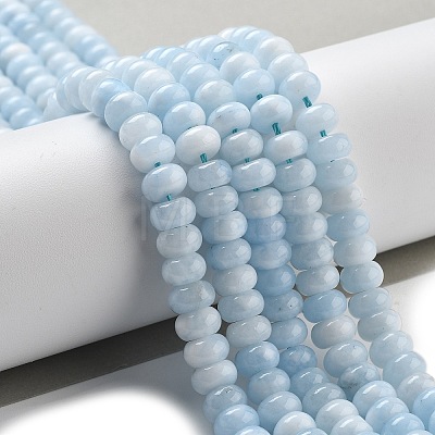 Natural White Jade Beads Strands G-E507-01J-1