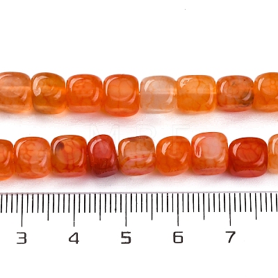 Natural Dragon Veins Agate Beads Strands G-G177-E08-01-1