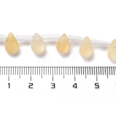 Natural Topaz Jade Beads Strands G-Q167-A22-02-1