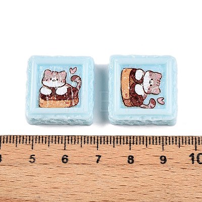 Opaque Resin Decoden Cabochons RESI-N039-130C-1