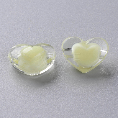 Transparent Acrylic Beads TACR-S152-08A-07-1