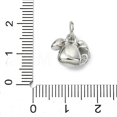 304 Stainless Steel Rhinestone Pendants STAS-A145-04L-P-1