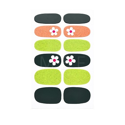 Flower Series Full Cover Nail Decal Stickers MRMJ-T109-WSZ494-1