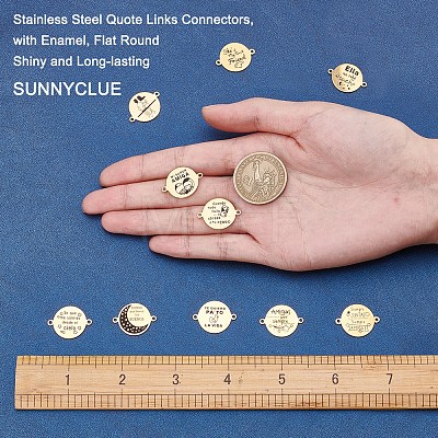 SUNNYCLUE 304 Stainless Steel Quote Links Connectors STAS-SC0001-94G-1