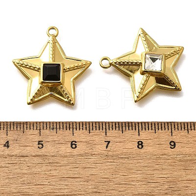 304 Stainless Steel Pendants STAS-Q346-08G-1