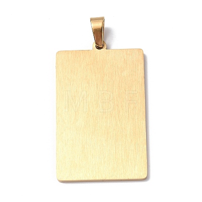201 Stainless Steel Pendant LS-STAS-B033-01G-01-1