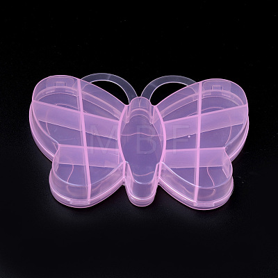 Butterfly Plastic Bead Storage Containers X-CON-Q023-14A-1