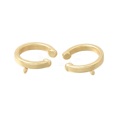 Brass Ear Cuff Findings KK-K426-08G-1