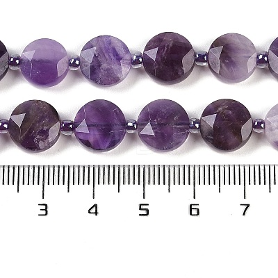 Natural Amethyst Beads Strands G-C116-A21-01-1