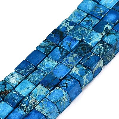 Natural Imperial Jasper Beads G-Q606-43A-02-1