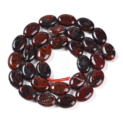 Natural Brecciated Jasper Beads Strands G-H029-A01-01-1