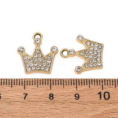 Alloy Rhinestone Pendants PALLOY-S052-03G-A-1