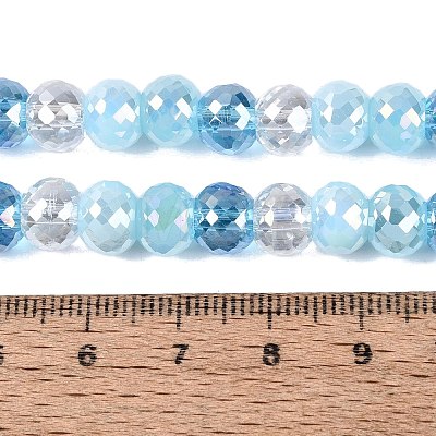 Electroplate Mixed Styles Glass Beads Strands EGLA-N022-17A-A01-1