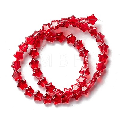 Transparent Glass Beads Strand X1-GLAA-F112-02C-1
