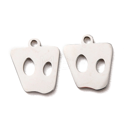 201 Stainless Steel Charms STAS-F368-03B-P-1