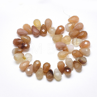 Natural Carnelian Beads Strands G-S357-C02-09-1
