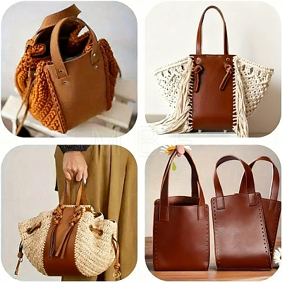 1Pc DIY PU Leather Storage Bags ABAG-CL0001-59B-1