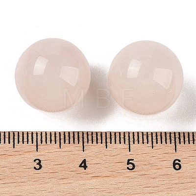 Natural Rose Quartz No Hole Sphere Beads G-K353-04D-01-1