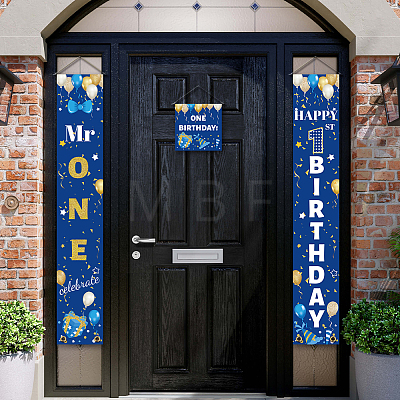 Polyester Hanging Sign for Home Office Front Door Porch Decorations HJEW-WH0023-015-1