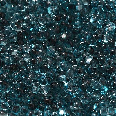 Transparent Baking Paint Glass Seed Beads SEED-A033-06A-07-1