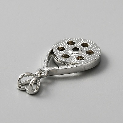 Alloy Hang Snap Base Pendants FIND-WH0145-78-1