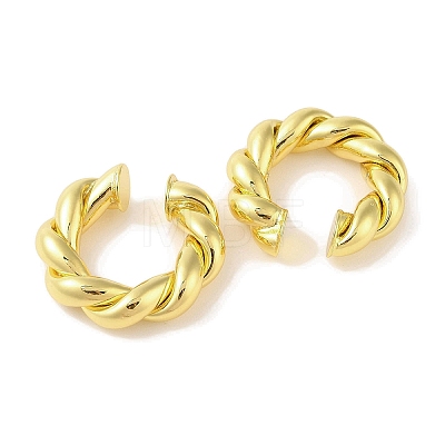 Brass Cuff Earrings for Women EJEW-I305-62G-1