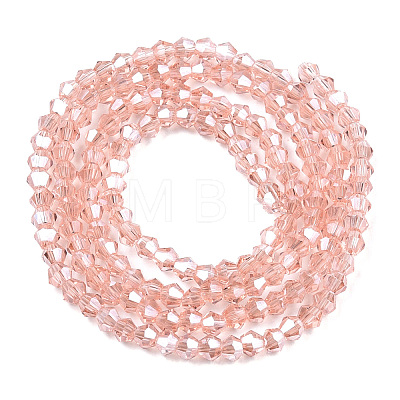 Transparent Glass Beads Strands EGLA-A039-T3mm-D15-1