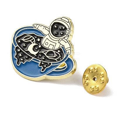 Creative Space Astronaut Series Brooches JEWB-U001-03C-1