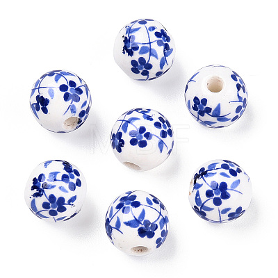 Handmade Porcelain Beads PORC-E021-02B-1