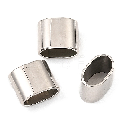 201 Stainless Steel Slide Charms/Slider Beads STAS-D061-03A-P-1