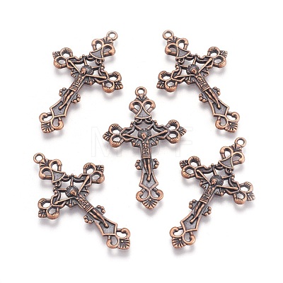 Tibetan Style Alloy Pendants X-RLF1299Y-NF-1