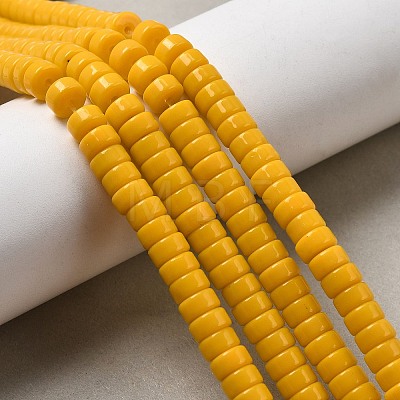 Opaque Glass Beads Strands GLAA-I060-01H-1