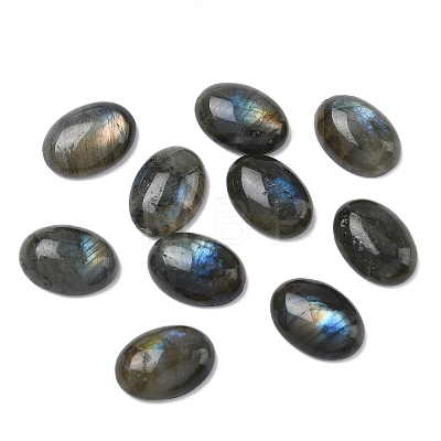 Natural Labradorite Cabochons G-F815-01B-1