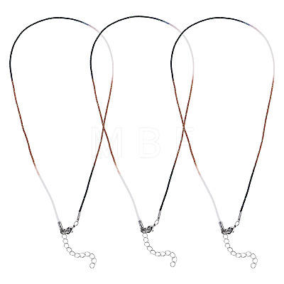 10Pcs Cotton & Metallic Cord Necklace Making NJEW-TAC0057-1