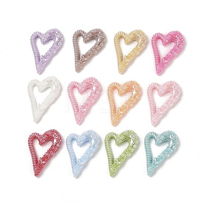 Opaque Resin Hollow Decoden Cabochons RESI-Q230-01-1