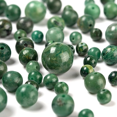 340Pcs 4 Style Natural African Jade Beads G-LS0001-43-1