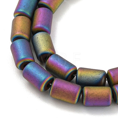 Electroplated Synthetic Non-magnetic Hematite Beads Strands G-Z032-I02-10D-1