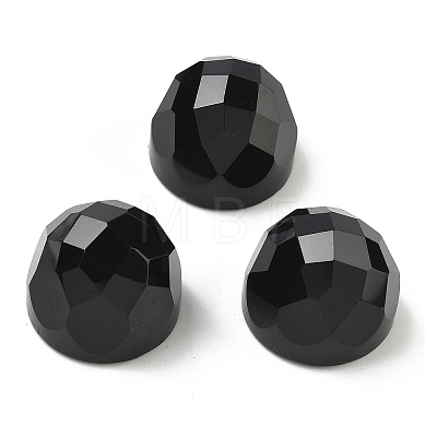 Natural Black Onyx(Dyed & Heated) Cabochons G-D350-01B-1