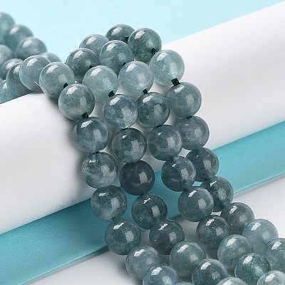 Dyed Natural Malaysia Jade Beads Strands G-G021-01A-01-1