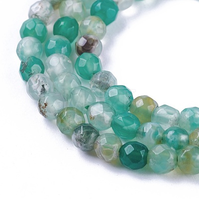 Natural Agate Bead Strands G-G882-4mm-A01-4-1