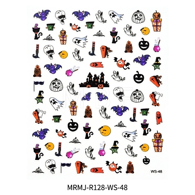 Halloween Nail Stickers MRMJ-R128-WS-48-1
