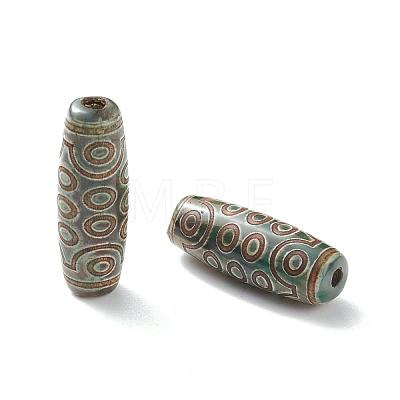 Tibetan Style dZi Beads TDZI-E004-20-1