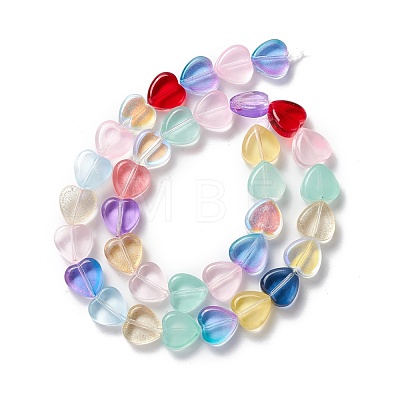 Transparent Glass Beads Strand GLAA-F112-03H-1