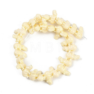 Synthetic Coral Dyed Carved Beads Strands CORA-K009-04B-1