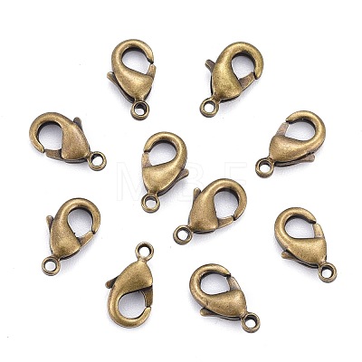 Brass Lobster Claw Clasps KK-901-AB-NF-1