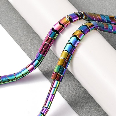 Electroplated Synthetic Non-magnetic Hematite Beads Strands G-Q174-01D-1