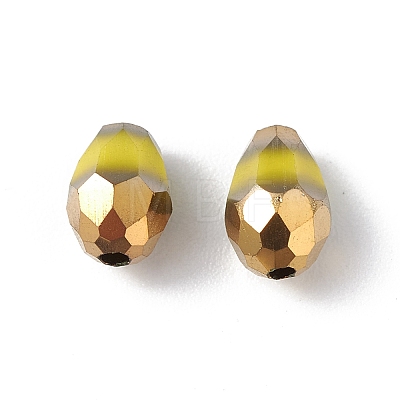 Electroplate Glass Beads DGLA-C001-01C-1